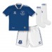 Baby Fußballbekleidung Everton Dwight McNeil #7 Heimtrikot 2023-24 Kurzarm (+ kurze hosen)
